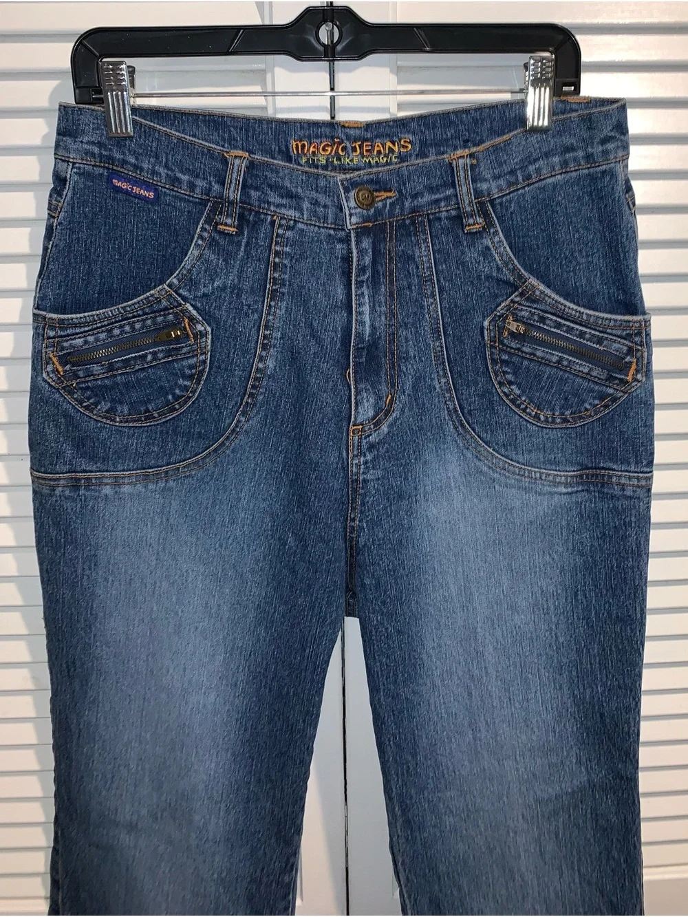 Vintage Y2K Magic Jeans High Rise straight leg Dark Wash Women’s Size 14